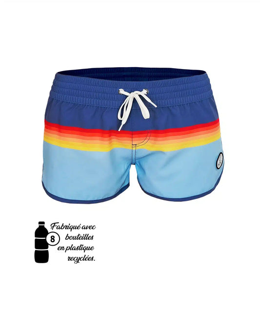 Boardshort femme en bouteilles plastique recyclées Wurfeuse
