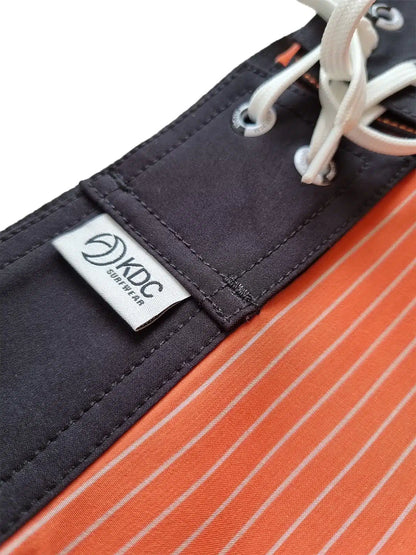 Boardshort surf corail ceinture