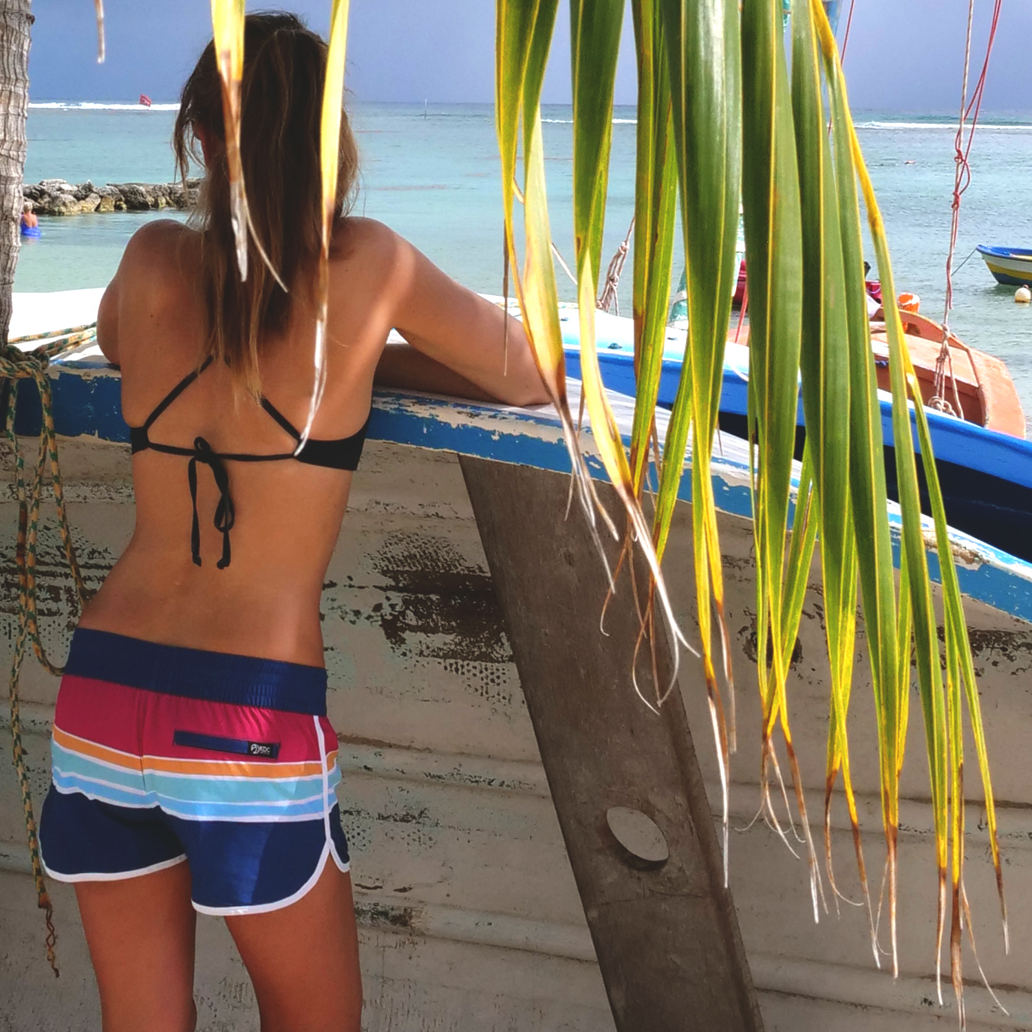 compromis schattig Raak verstrikt Boardshort surf femme Sunrise
